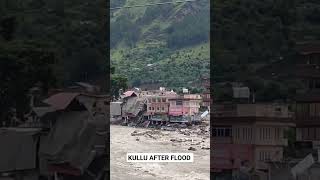 DESTRUCTION BY BEAS RIVER KULLU HIMACHAL PRADESH #flood2023