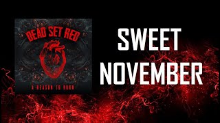 DEAD SET RED - Sweet November [HD] (Lyric video)