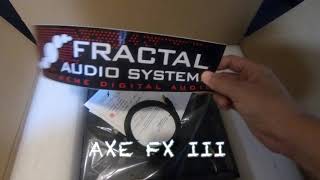 Axe Fx III 언박싱