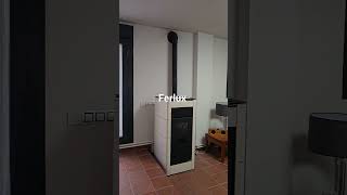 reparacion de instalación  de estufa de pellet ferlux #home #design #chimenea #hogar #calefaccion