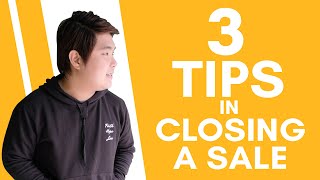 3 TIPS IN CLOSING SALES by Coach Jhapz Ramirez