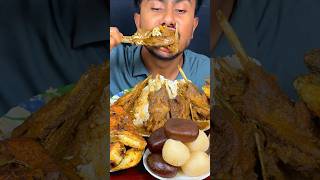 Spicy Mutton Chaap #mukbang #asmr #shortvideo #reelsvideo #viralshorts #food #eating #reels