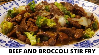 HOW TO COOK  BEEF AND BROCCOLI STIR FRY