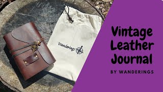 Wanderings Leather Journal