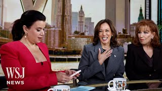 Kamala Harris Visits ‘The View” and ‘Howard Stern Show’ in Media Push | WSJ News