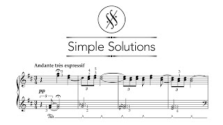 Debussy: Clair de Lune - Easy Arrangement (Simple Solutions)