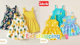 Eid Shopping 🛍️ for baby girl/Baby dress design/Summer Baby frock design for Eid