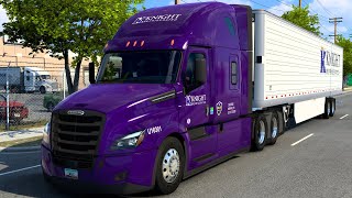 American Truck Simulator - Knight Refrigerated. Frieghtliner - Tyler(TX) to Dallas(TX)