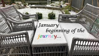 January, beginning of the journey | snow | Garden | Mamata's Essence