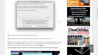 How to Jailbreak iPhone 4s and iPad 2 iOS 5.0.1 UNTETHERED - Greenpois0n Absinthe