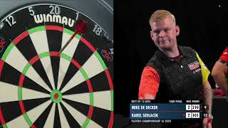 SEMI FINALS Mike De Decker vs Karel Sedlacek | 2024 Players Championship 16 | Darts 🎯