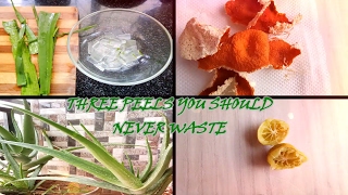 ALOE VERA PEEL | ORANGE PEEL POWDER BENEFITS | LEMON PEEL AND BAKING SODA