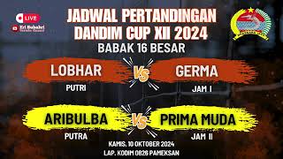 Jadwal Pertandingan Babak 16 Besar Putra & Putri Dandim Cup XII 2024 Pamekasan #jadwalvoli16besar