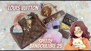 🍃🪻Louis Vuitton Speedy Bandoulière 25 Monogram Canvas 🪻🍃 #louisvuitton #louisvuittonbag