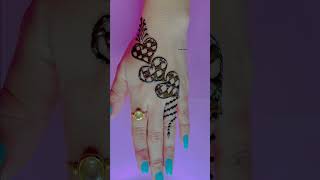 Heart shape mehndi design || #shorts