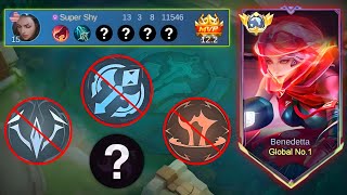 GOODBYE LETHAL LGNITION! THIS NEW EMBLEM SET FOR BENEDETTA JUNGLE IS PERFECT!! | MOBILE LEGENDS