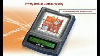 DSP801DSP802 POS Cashier Customer Display จอภาพสำหรับลูกค้า