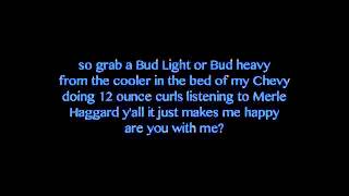 Dierks Bentley - Country & Cold Cans Lyrics [on screen]