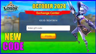 Lords mobile New Redeem Code|New Redemption Code October 2024