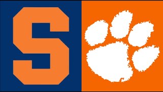 2016 College Football:  Syracuse vs. (#2) Clemson (Full Game)