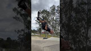 Going upside down will never get old.. #trending #viral #scooter #scary #skills #australia