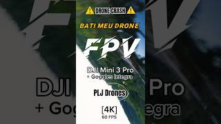 Bati meu Drone - Drone Crash #djimini3pro #dji #fpvflying #djifpv #fpv #djifpvgoggles #cachoeira