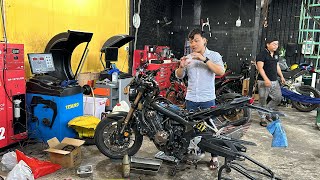 CB650R bảo dưỡng full đi Sài Gòn- Huế & Ducati Desmo