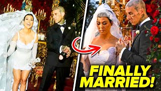 Kourtney Kardashian and Travis Barker FINALLY Married!