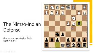 COMPLETE INTRODUCTION: The Nimzo-Indian Defense (for Black)