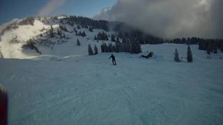 Skiing near Furx - Clip 1