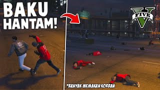 TAWURAN BERDARAH ANTAR SEKOLAH ! BANYAK MEMAKAN KORBAN !! GTA V ROLEPLAY INDONESIA