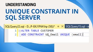 15 What is a Unique Constraint in SQL Server