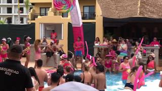 Foam Party in Hotel Riu Santa Fe - Los Cabos