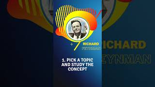 3 step Richard Feynman Technique to master anything! 😄 #shorts