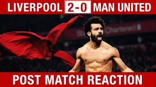 SALAH BURIES THE MANCS! Liverpool 2-0 Man United Fan Reaction #LIVMUN