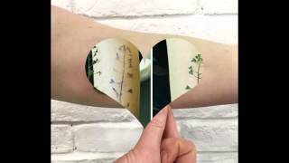 Tattoo Artist Uses Real Leaves And Flowers As Stencils To Create Botanical Tattoos