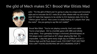 avilo's Making The Brood War SC1 Elitists Mad - BC+Tank TvT, BCs in TvP....😂