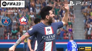 FIFA 23 | PSG vs LOSC Ligue 1 2023 | PS5 Gameplay [4k 60FPS]