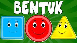 Lagu Bentuk Untuk Kanak-Kanak | Lagu Kanak Kanak Melayu Malaysia | Learn Shapes in Malay for kids