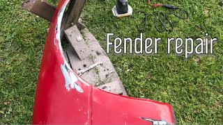 Miata fender and bumper repair