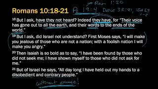 Romans 10:18-21: We're the Foolish Nation