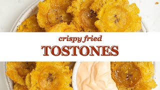 Extra Crispy Tostones | To Soak or Not to Soak?