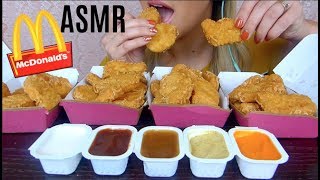 ASMR McDonald's Chicken Nuggets Challenge (AuzSOME Austin & SAS-ASMR) Eating Sounds  | EatWithJas91