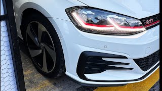 GTI  LUZ ESTILO GTI EN PARTE FRONTAL E ILUMINACIÓN FIBRA OPTICA