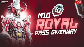 M10 Royal Pass Maxed | NEW ROYAL PASS MAXOUT | RP GIVEAWAY