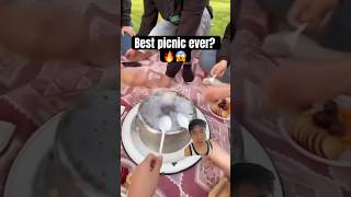 Best Picnic Ever??? 🔥😱 #shorts #picnic #react