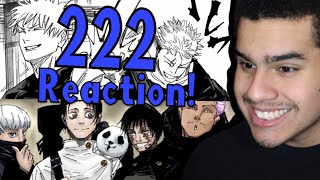 JUJUTSU KAISEN CHAPTER 222 REACTION!