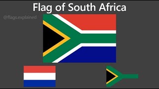 The Flag of South Africa 🇿🇦 explained.