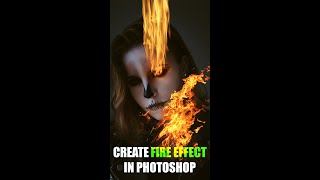 How To Create Fire Effect in Photoshop | #tutorial | #shorts