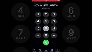 Beliver on IPhone keypad